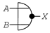 DIN40700 Symbol of an NOR logic-gate.